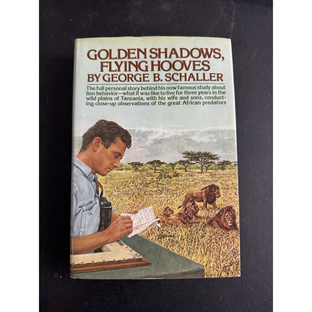 Golden Shadows, Flying Hooves George Schaller 1971 HC DJ